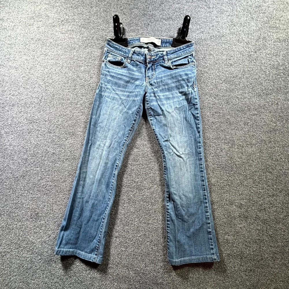 Abercrombie & Fitch The A&F Bootcut Jeans Womens 0 Blue Medium Wash Denim
